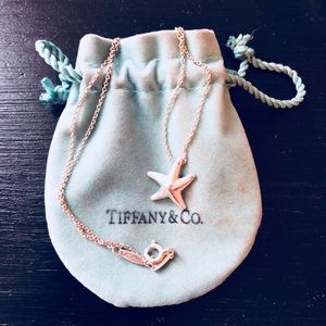 Tiffany Elsa Peretti Starfish Necklace